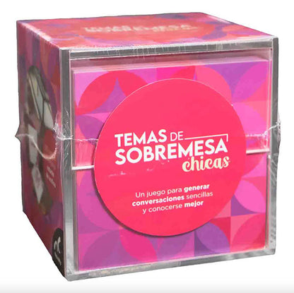 Juego De Cartas: Temas De Sobremesa Chicas