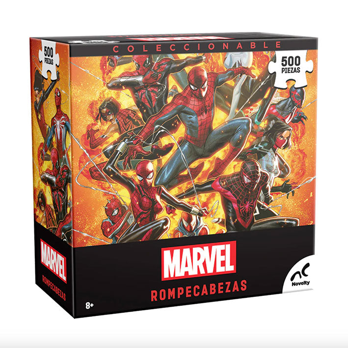 ROMPECABEZAS 500 PIEZAS NOVELTY: Spider Man Multiverso