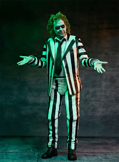 NECA - Beetlejuice Beetlejuice - Ultimate Beetlejuice Striped  7"