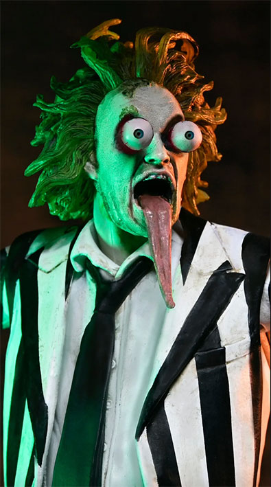 NECA - Beetlejuice Beetlejuice - Ultimate Beetlejuice Striped  7"