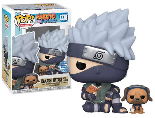 Funko Pop Animation: Naruto Shippuden - Kakashi con Pakkun Exclusivo