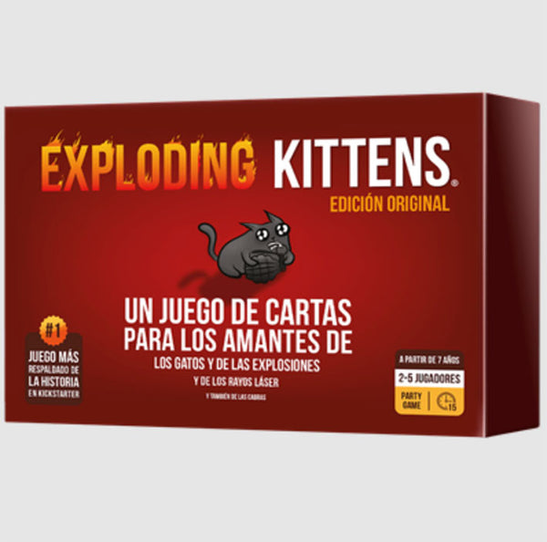 JUEGO DE MESA MARCA ASMODEE: EXPLODING KITTENS