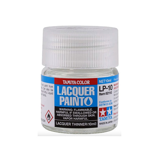 Thinner - Tamiya Lacquer Thinner - Thinner (Diluyente) para Pinturas de Laca (10ml & 250ml)
