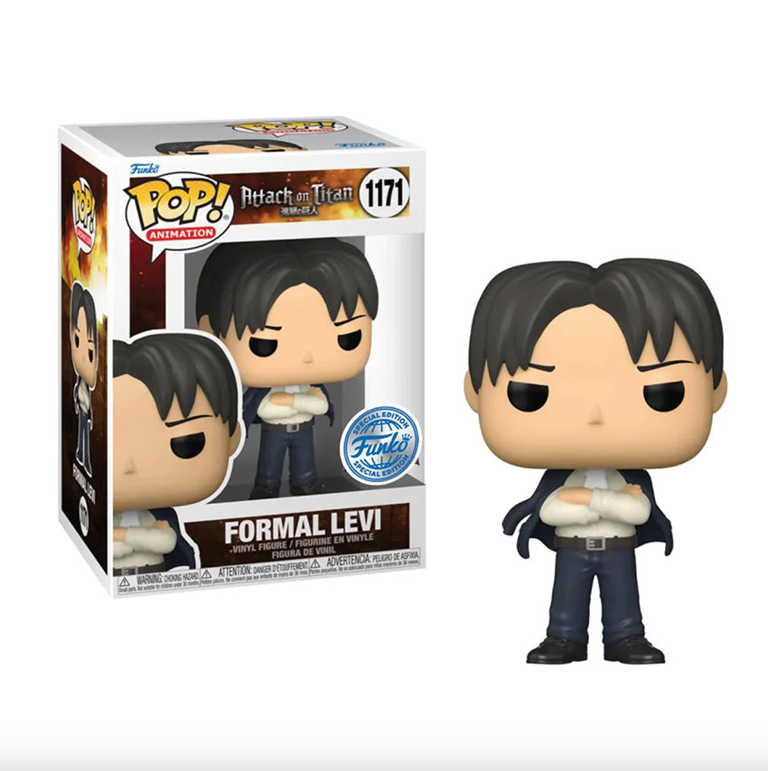 Funko Pop Animation: Attack on Titan - Levi Formal Exclusivo