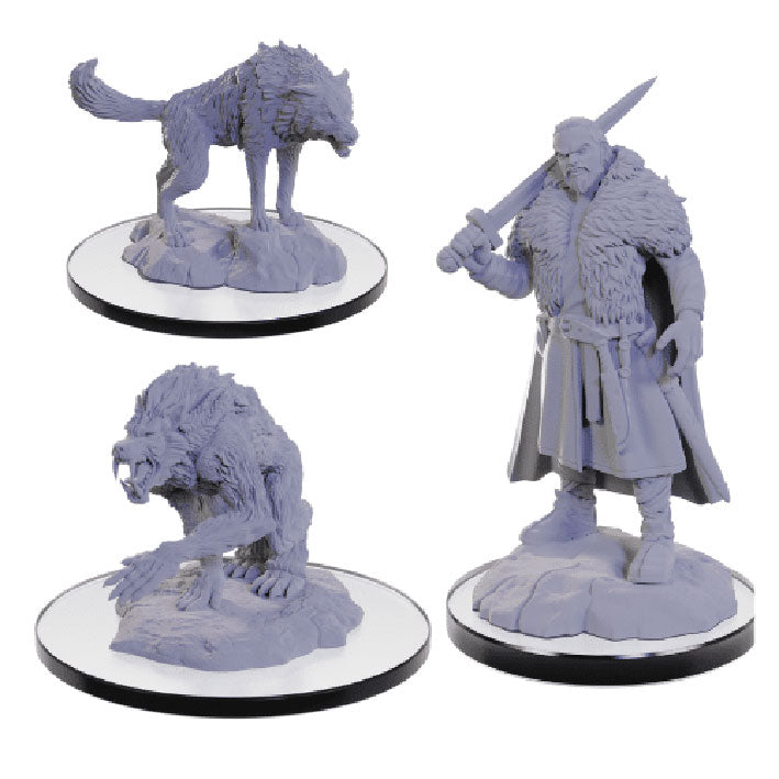 Miniatura SIN PINTAR - D&D - Nolzur's Marvelous - Loup Garou