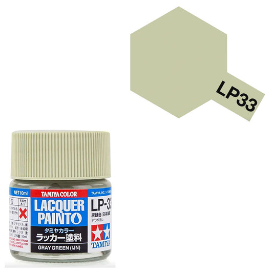 Pintura Laca - Tamiya LP33 (Gray Green IJN) - Gris Verde de la Armada Imperial Japonesa 10ml