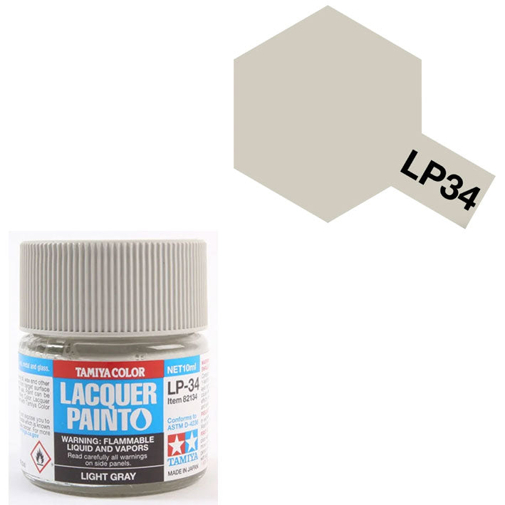 Pintura Laca - Tamiya LP34 (Light Gray) - Gris Claro 10ml