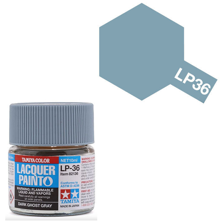 Pintura Laca - Tamiya LP36 (Dark Ghost Gray) - Gris Fantasma Oscuro 10ml
