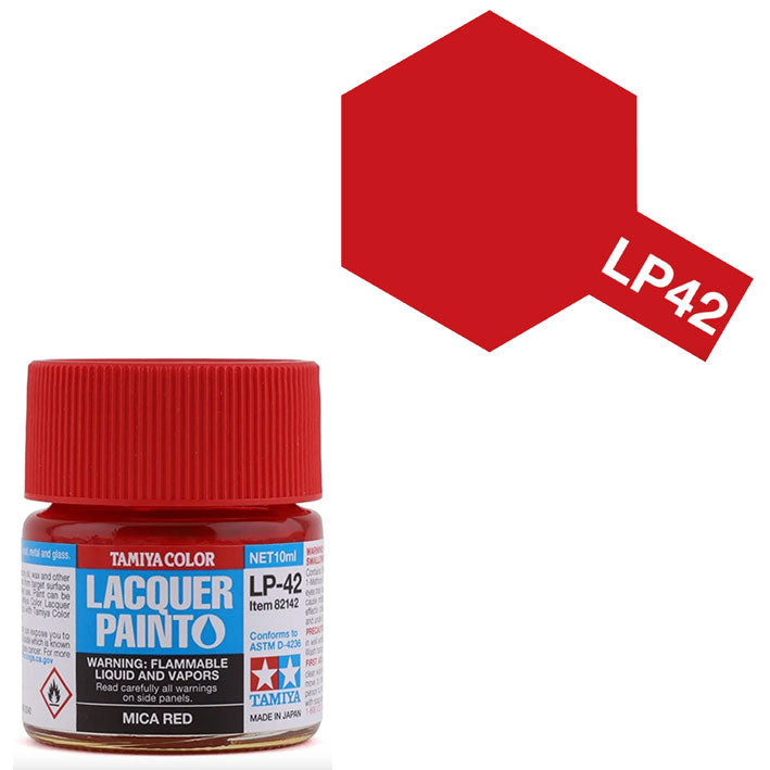 Pintura Laca - Tamiya LP42 (Mica Red) - Mica Rojo 10ml