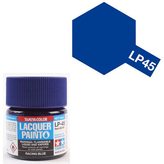 Pintura Laca - Tamiya LP45 (Racing Blue) - Azul Carrera 10ml