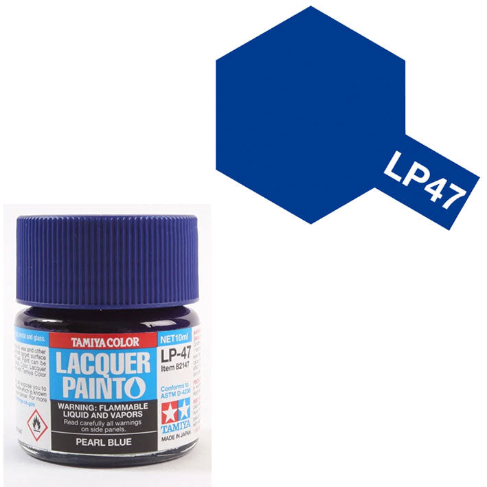 Pintura Laca - Tamiya LP47 (Pearl Blue) - Azul Perla 10ml
