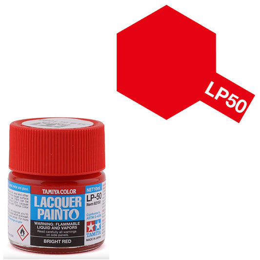 Pintura Laca - Tamiya LP50 (Bright Red) - Rojo Lacre Brillante 10ml