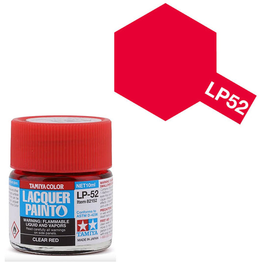 Pintura Laca - Tamiya LP52 (Clear Red) - Rojo Traslúcido 10ml