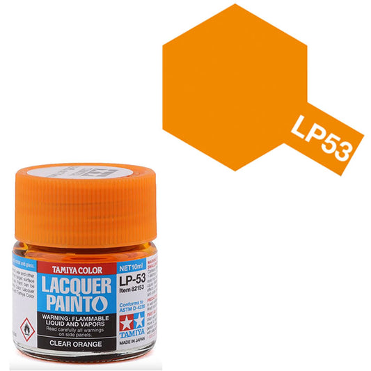 Pintura Laca - Tamiya LP53 (Clear Orange) - Naranja Traslúcido 10ml