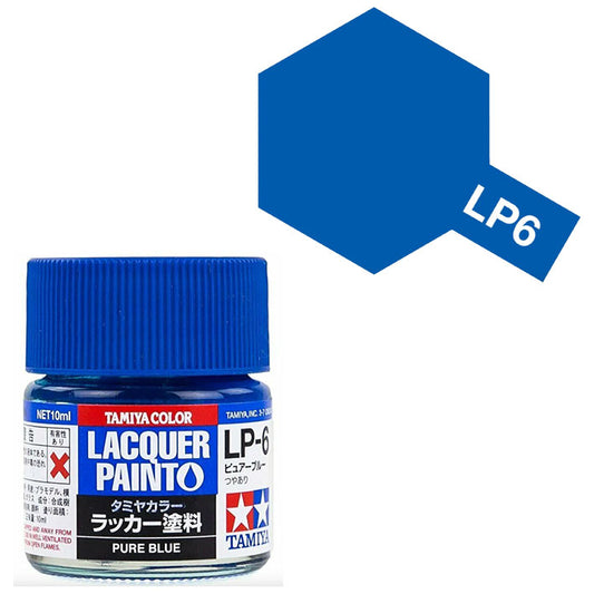Pintura Laca - Tamiya LP6 (Gloss Pure Blue) - Azul Puro Brillante 10ml
