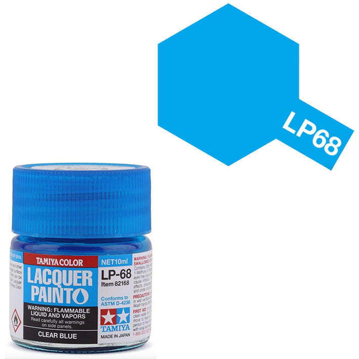 Pintura Laca - Tamiya LP68 (Clear Blue) - Azul Traslúcido 10ml