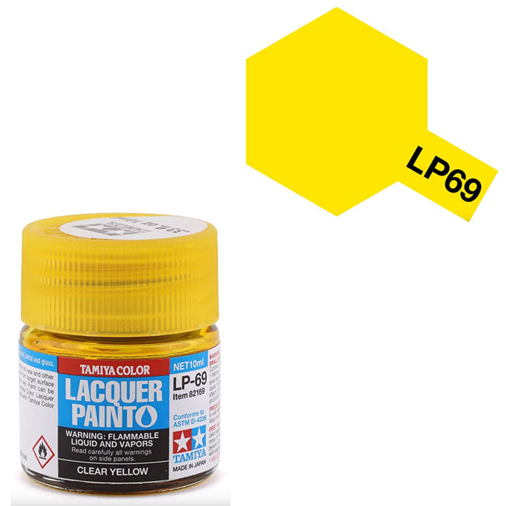 Pintura Laca - Tamiya LP69 (Clear Yellow) - Amarillo Traslúcido 10ml