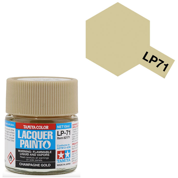 Pintura Laca - Tamiya LP71 (Champagne Gold) - Champán Dorado 10ml
