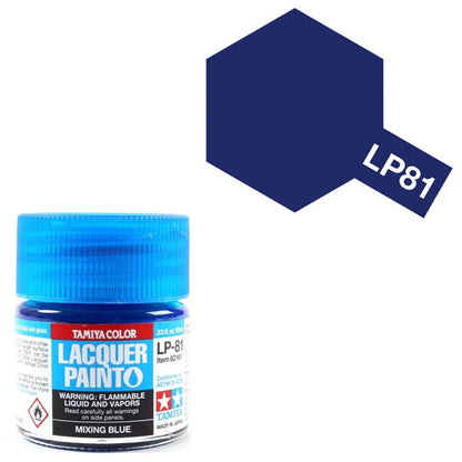 Pintura Laca - Tamiya LP81 (Mixing Blue) - Azul para Mezclar 10ml