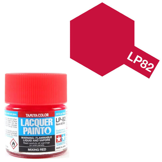 Pintura Laca - Tamiya LP82 (Mixing Red) - Rojo para Mezclar 10ml