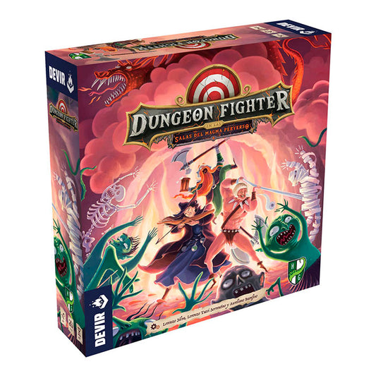 Juego de Mesa marca Devir: Dungeon Fighter Salas Magma Perverso