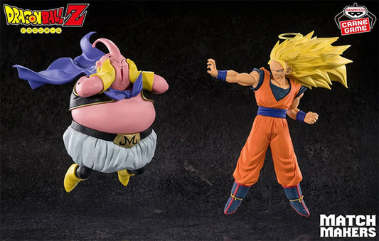 Banpresto: Match Makers - Super Saiyan 3 Son Goku & Majin Buu (2 Figuras)
