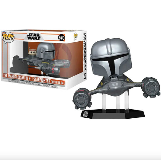 Funko Pop Ride: Star Wars The Mandalorian - Mando en Caza