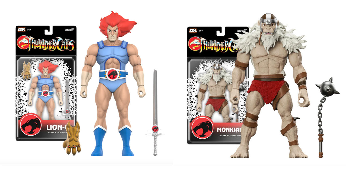 Super 7 - ThunderCats - Lion-O (Léon-O) & Monkian (Mandrilio) Deluxe Wave 01