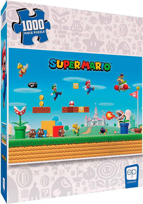 ROMPECABEZAS 1000 PIEZAS USAOPOLY: Mario Bros: Super Mario Mayhem