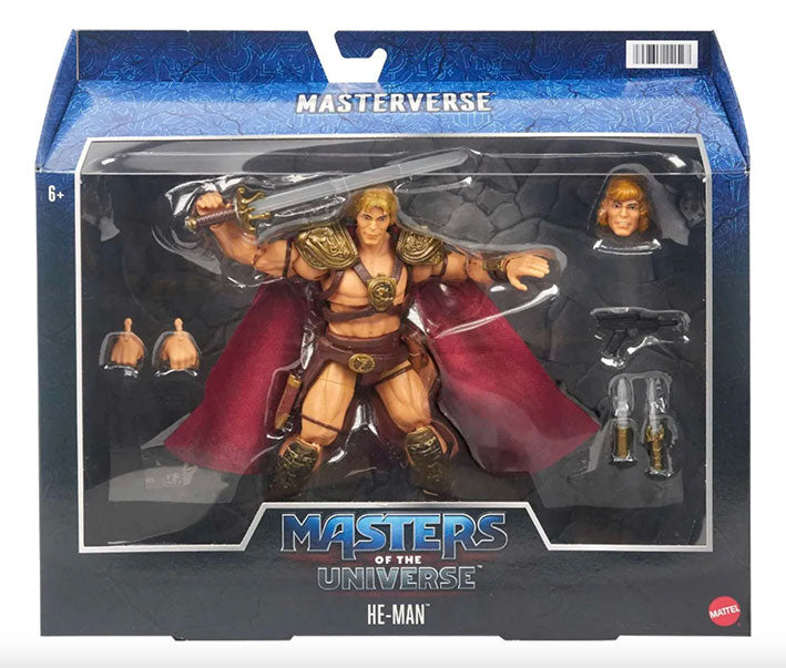 Mattel - Figura de Acción: Master of the Universe - He-Man (Movie Deluxe Masterverse)