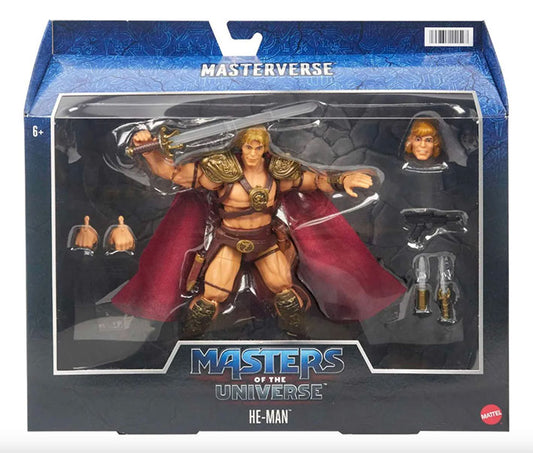 Mattel - Figura de Acción: Master of the Universe - He-Man (Movie Deluxe Masterverse)