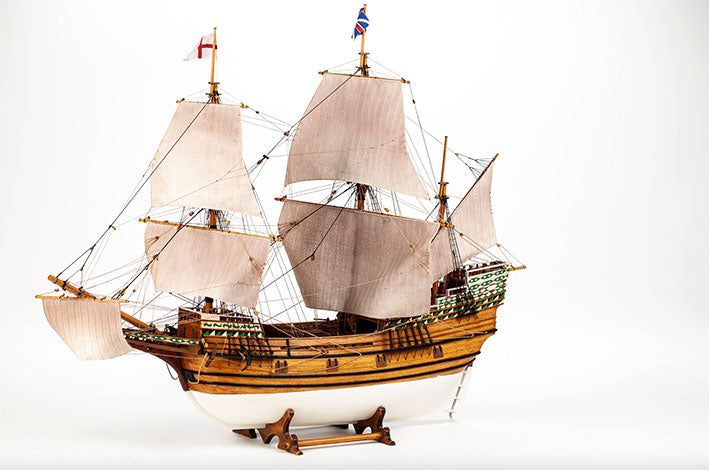 Modelo a escala de madera 1/60 para armar: Mayflower BB820 - Billing Boats