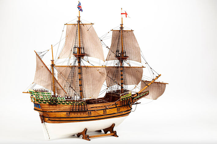 Modelo a escala de madera 1/60 para armar: Mayflower BB820 - Billing Boats