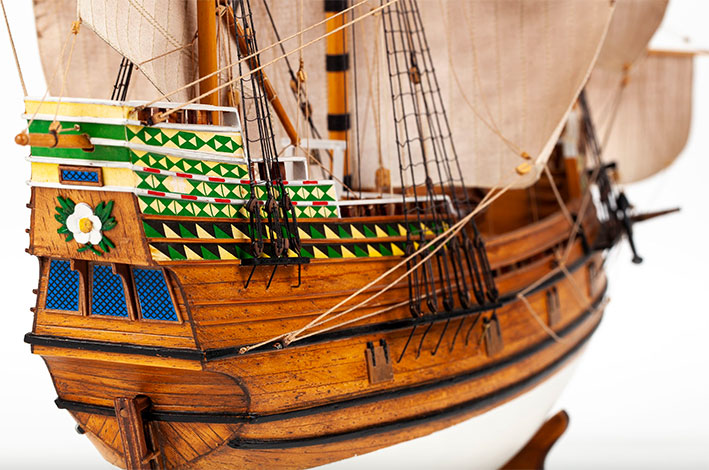 Modelo a escala de madera 1/60 para armar: Mayflower BB820 - Billing Boats