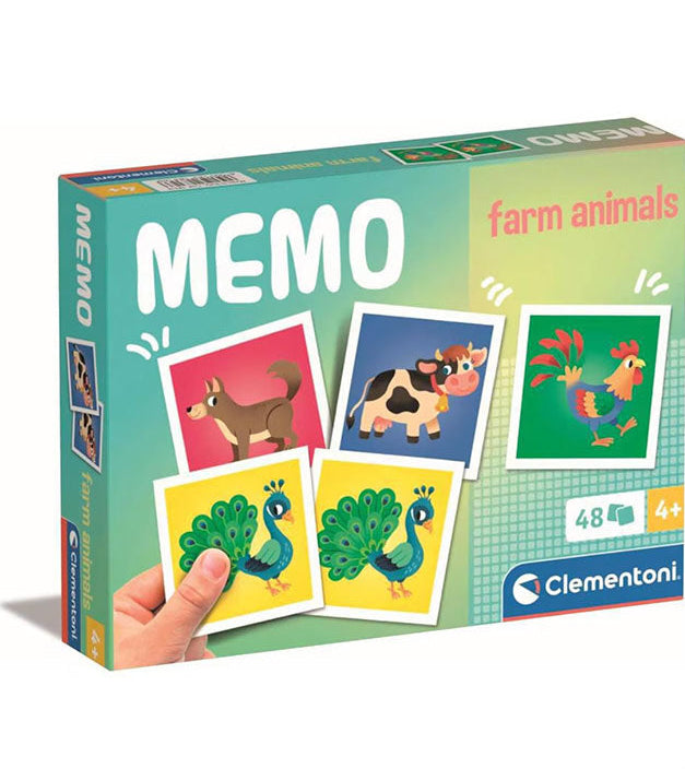 MEMORIA Memo Pocket Animales de la Granja: Juego de Mesa