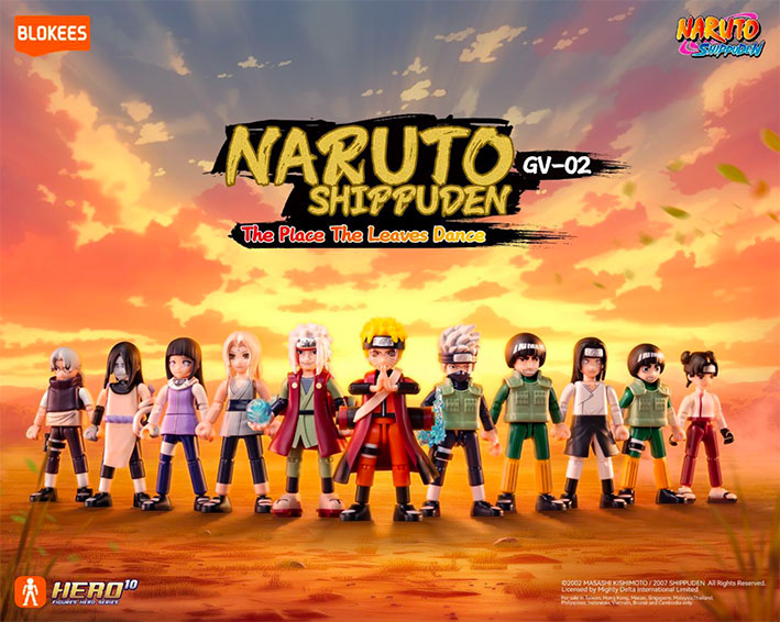 Blokees Naruto Galaxy Version: 02 The Place The Leaves Dance - 1 Figura Armable Sorpresa