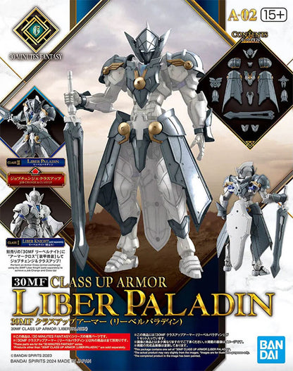 Bandai - 30 Minutes Fantasy - Set de Accesorios: Class Up Armor Liber Paladin