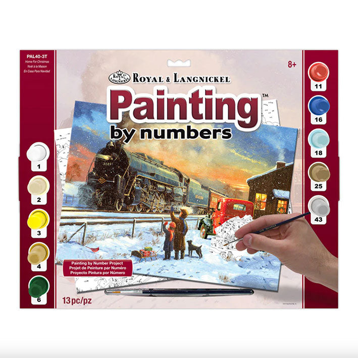 Pinta con Números - En Casa para Navidad - 28 x 38cm