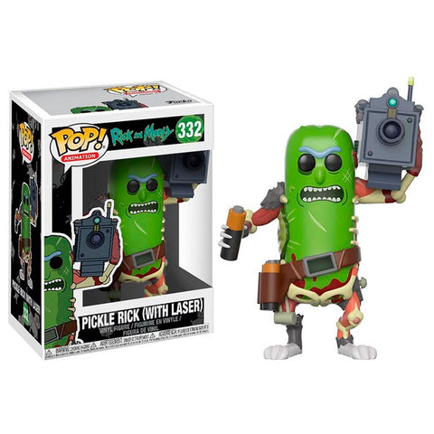 Funko Pop Animation: Rick & Morty - Pepinillo Rick con Laser