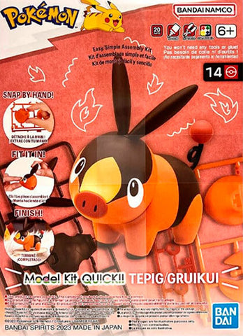 Model Kit QUICK - Pokemon - Tepig