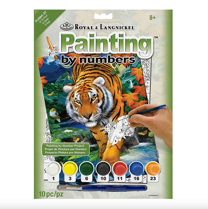 Pinta con Números - En la Caza - 22 x 28cm