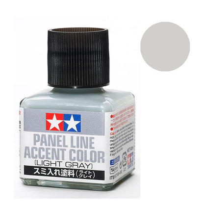 Panel Line - Tamiya Accent Color (Light Gray) - Paneleador (Gris Claro) 40ml