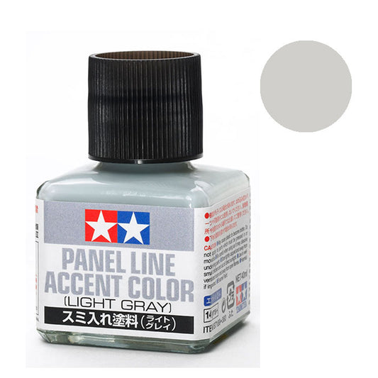 Panel Line - Tamiya Accent Color (Light Gray) - Paneleador (Gris Claro) 40ml