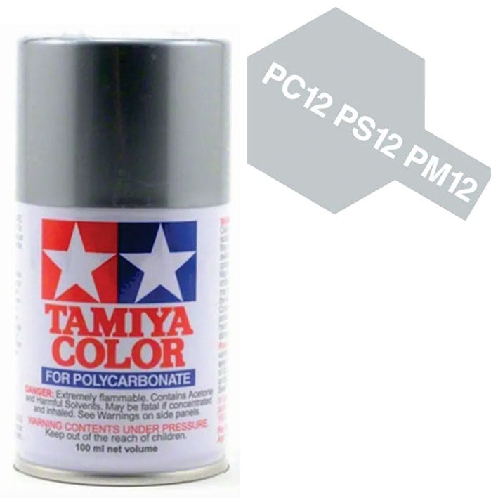 Pintura Aerosol Para Policarbonato - Tamiya PS12 (Silver) - Plata 100ml