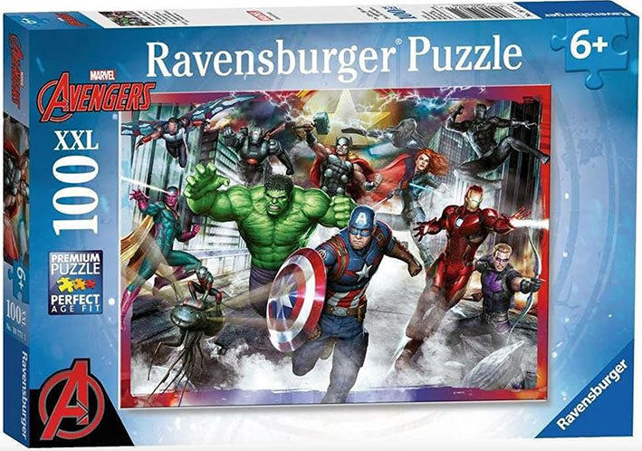 Rompecabezas de 100 Piezas XXL Ravensburger - Avengers