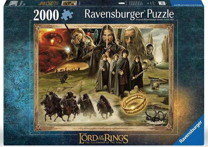 Rompecabezas de 2000 Piezas Ravensburger - El Señor de los Anillos: The Fellowship of The Ring