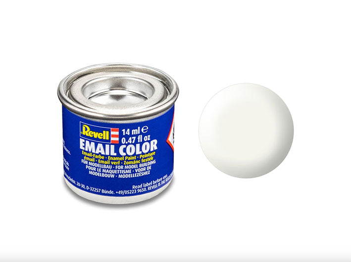 Pintura Esmalte - Revell #301 (Silk White) - Blanco Satín 14ml