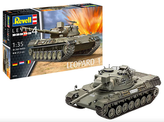 Modelo a escala 1/35 para armar: Leopard 1