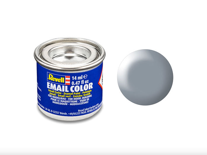 Pintura Esmalte - Revell #374 (Silk Grey) - Gris Satín 14ml