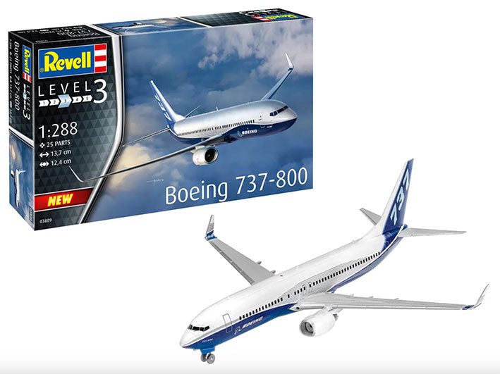 Modelo a escala 1/288 para armar: Boeing 737-800